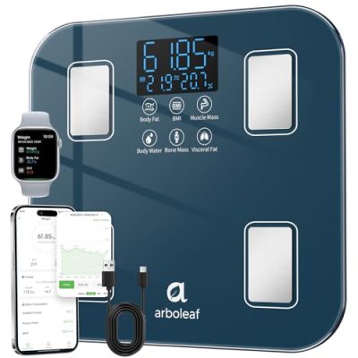 Arboleaf Balance impédancemètre 14 mesures, vue de face