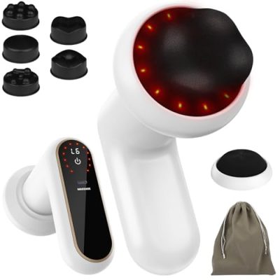 Mivonaxi Masseur anti-cellulite sans fil 5 têtes, vue de face