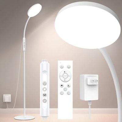 Mojimdo Lampe de luminothérapie Lampadaire HPL601RF, vue de face