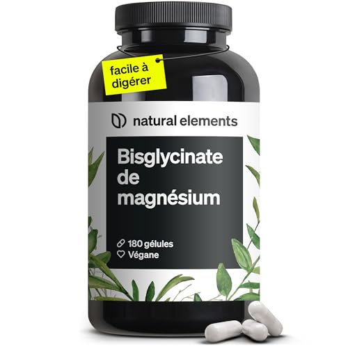 Natural Elements Magnésium Bisglycinate, 180 gélules, vue 1