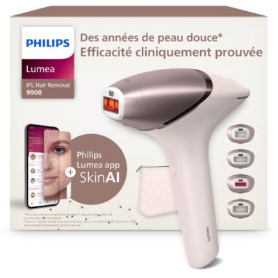 Philips Épilateur IPL Lumea Série 9900, vue de face