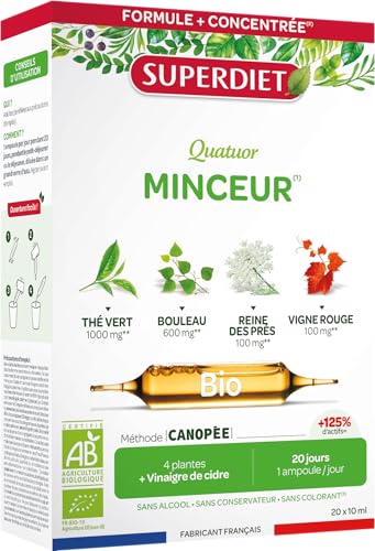 Superdiet Draineur Quatuor Minceur Bio, vue 1