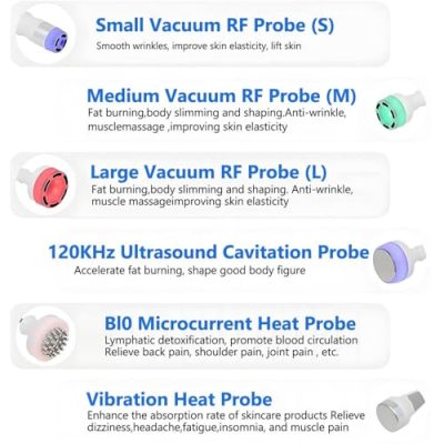 Weiziia Appareil de lipocavitation 6 en 1 120 kHz, vue de face